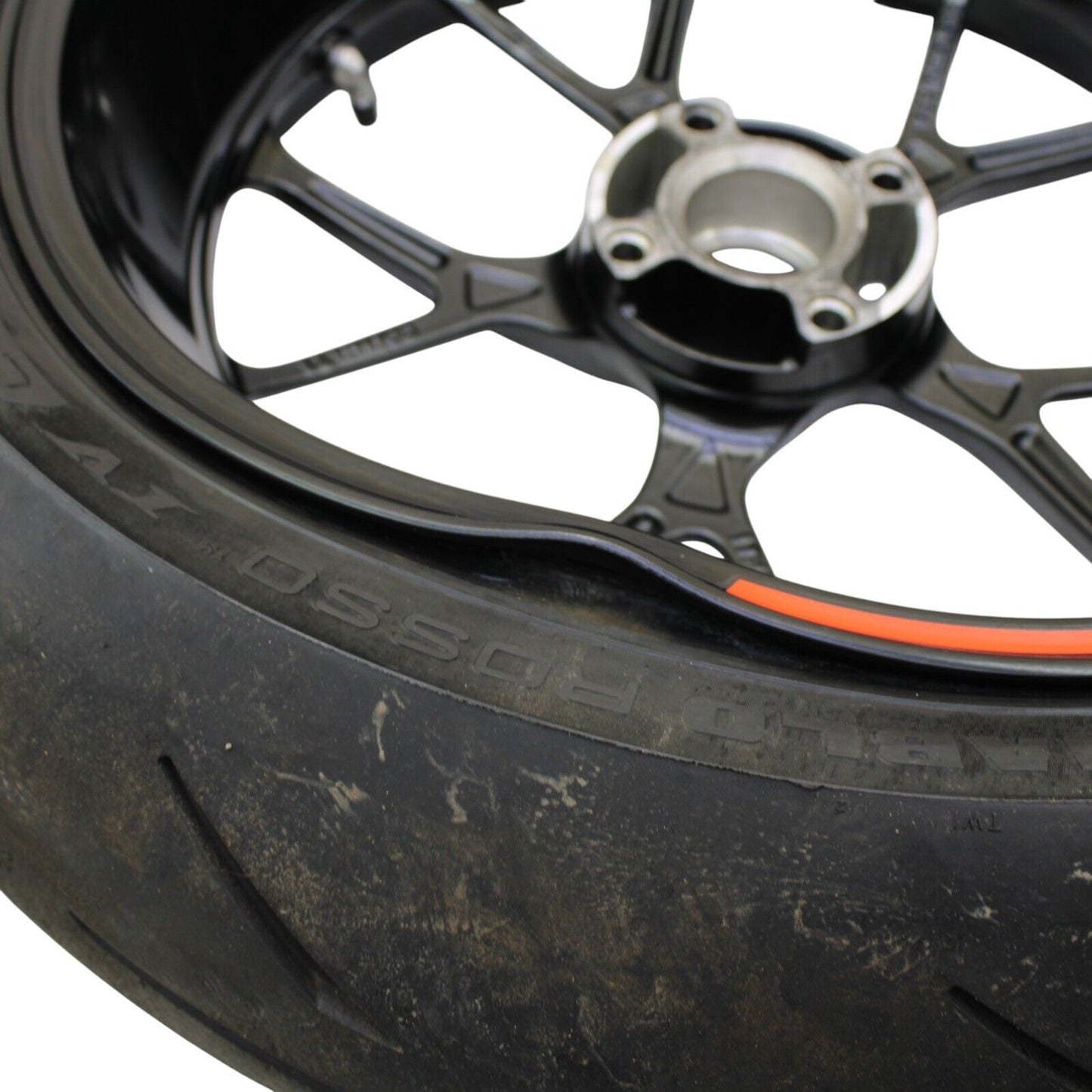 2020 - 2024 DUCATI PANIGALE V2 REAR WHEEL BLACK RIM *DAMAGED*
