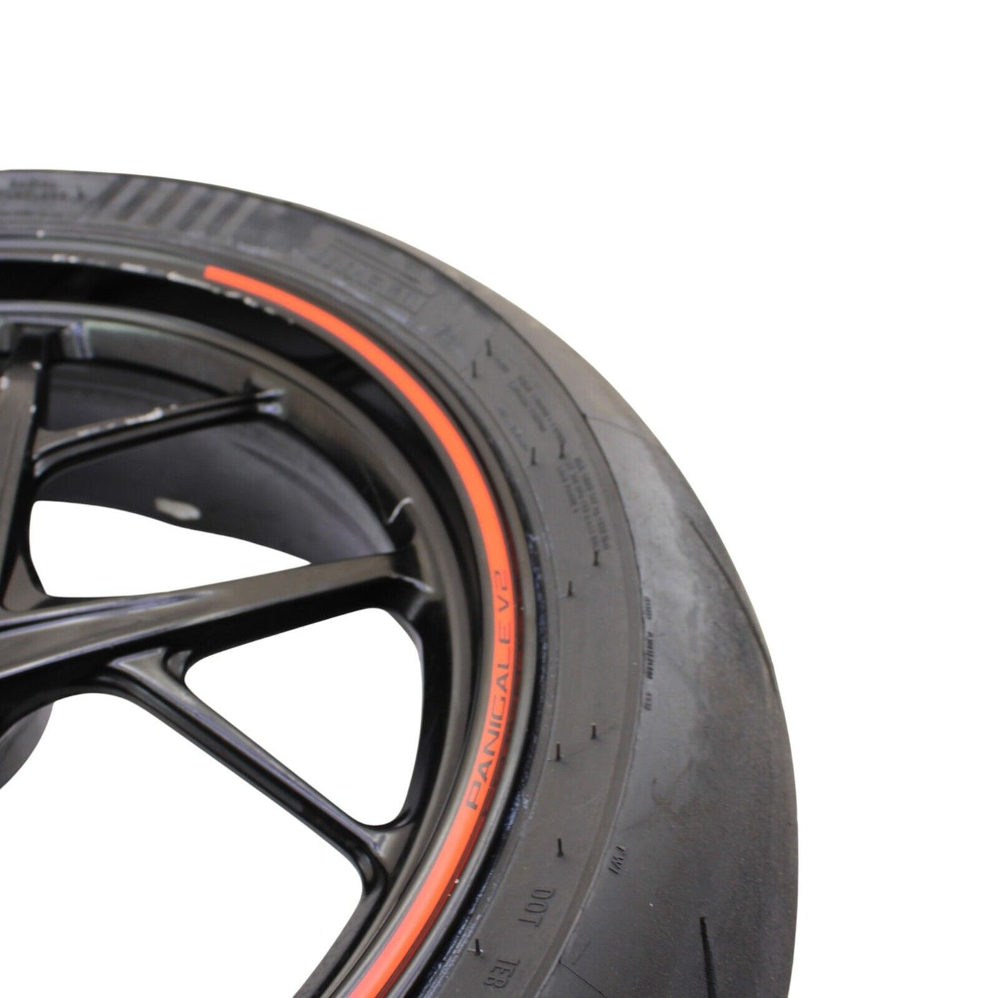 2020 - 2024 DUCATI PANIGALE V2 REAR WHEEL BLACK RIM *DAMAGED*