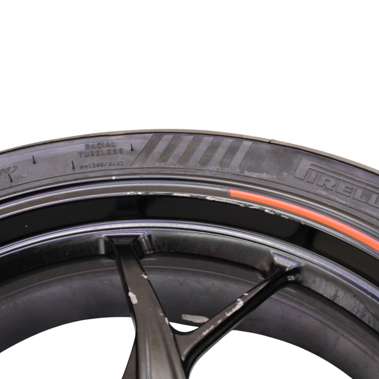 2020 - 2024 DUCATI PANIGALE V2 REAR WHEEL BLACK RIM *DAMAGED*