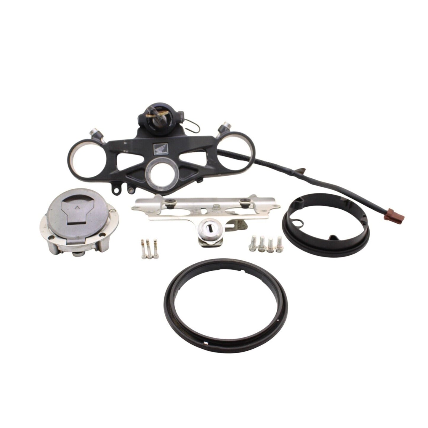 2012 - 2016 HONDA CBR1000RR IGNITION SET LOCK KEY W/ GAS CAP UPPER TREE CLAMP