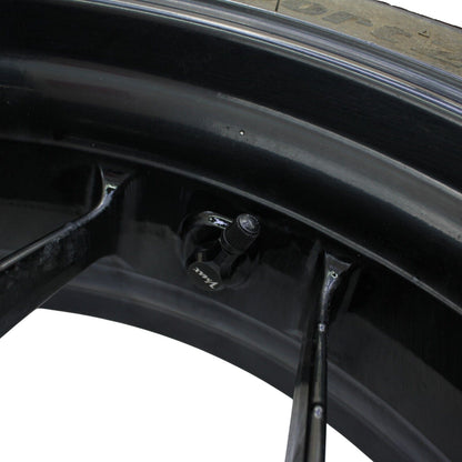 2012 - 2016 HONDA CBR1000RR REAR WHEEL BLACK TIRE STRAIGHT RIM STOCK