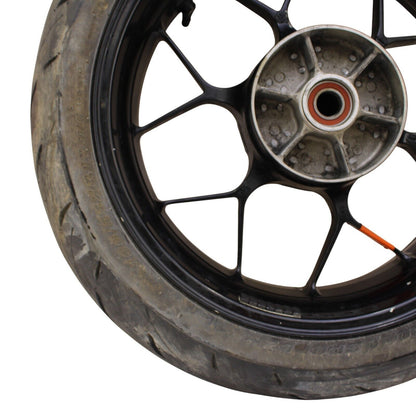 2012 - 2016 HONDA CBR1000RR REAR WHEEL BLACK TIRE STRAIGHT RIM STOCK