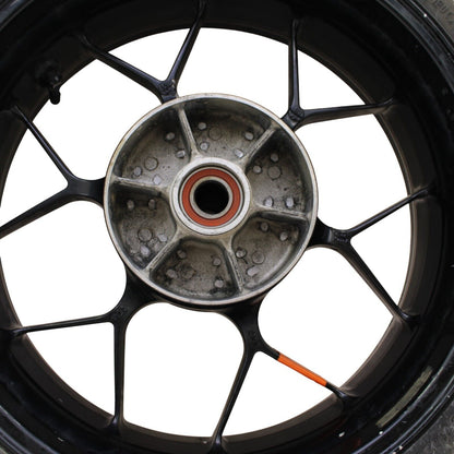 2012 - 2016 HONDA CBR1000RR REAR WHEEL BLACK TIRE STRAIGHT RIM STOCK