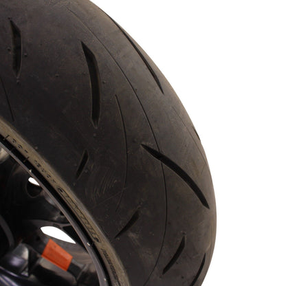 2012 - 2016 HONDA CBR1000RR REAR WHEEL BLACK TIRE STRAIGHT RIM STOCK
