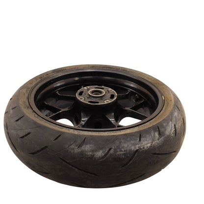 2012 - 2016 HONDA CBR1000RR REAR WHEEL BLACK TIRE STRAIGHT RIM STOCK