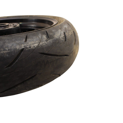 2012 - 2016 HONDA CBR1000RR REAR WHEEL BLACK TIRE STRAIGHT RIM STOCK