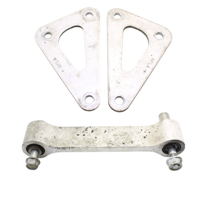 2012 - 2016 HONDA CBR1000RR DOGBONE REAR SHOCK LINKAGE LINK SILVER