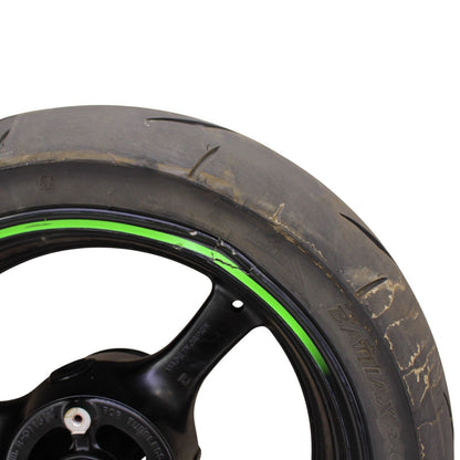2021 - 2024 KAWASAKI NINJA ZX10R REAR WHEEL BACK RIM BACK STOCK *CRACKED*