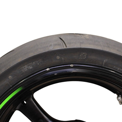 2021 - 2024 KAWASAKI NINJA ZX10R REAR WHEEL BACK RIM BACK STOCK *CRACKED*