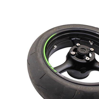2021 - 2024 KAWASAKI NINJA ZX10R REAR WHEEL BACK RIM BACK STOCK *CRACKED*