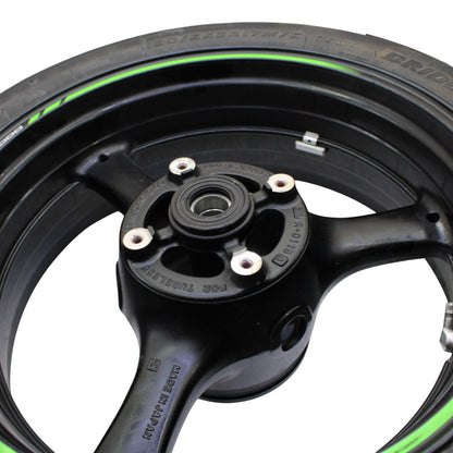 2021 - 2024 KAWASAKI NINJA ZX10R REAR WHEEL BACK RIM BACK STOCK *CRACKED*