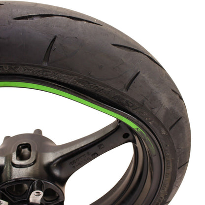 2021 - 2024 KAWASAKI NINJA ZX10R FRONT WHEEL RIM BLACK DAMAGED SLIGHTLY BENT