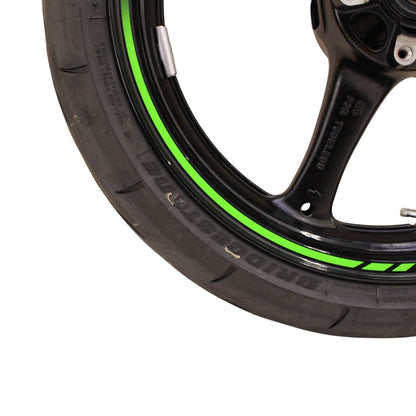 2021 - 2024 KAWASAKI NINJA ZX10R FRONT WHEEL RIM BLACK DAMAGED SLIGHTLY BENT