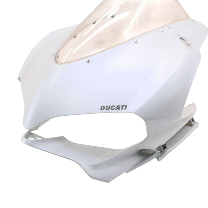 2016 - 2019 DUCATI PANIGALE 959 HEADLIGHT FAIRING FRONT UPPER COWL PANEL WHITE