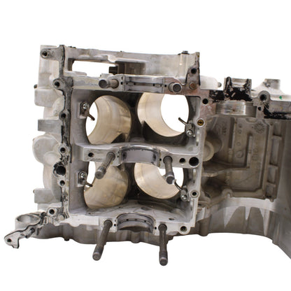 2010 - 2014 APRILIA RSV4 CRANKCASE SET ENGINE MOTOR CRANK CASES BLOCK SILVER