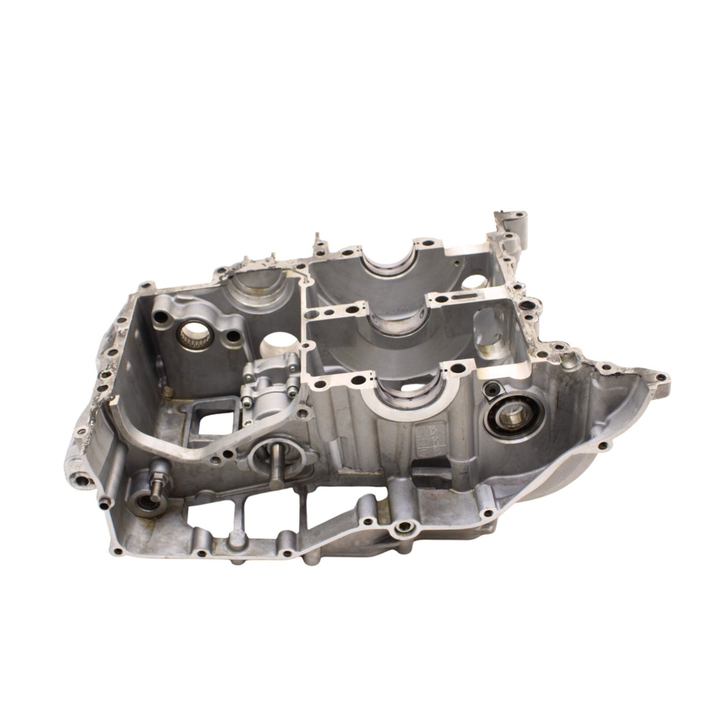 2010 - 2014 APRILIA RSV4 CRANKCASE SET ENGINE MOTOR CRANK CASES BLOCK SILVER