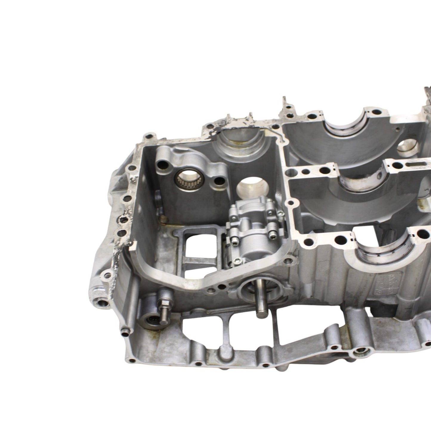 2010 - 2014 APRILIA RSV4 CRANKCASE SET ENGINE MOTOR CRANK CASES BLOCK SILVER