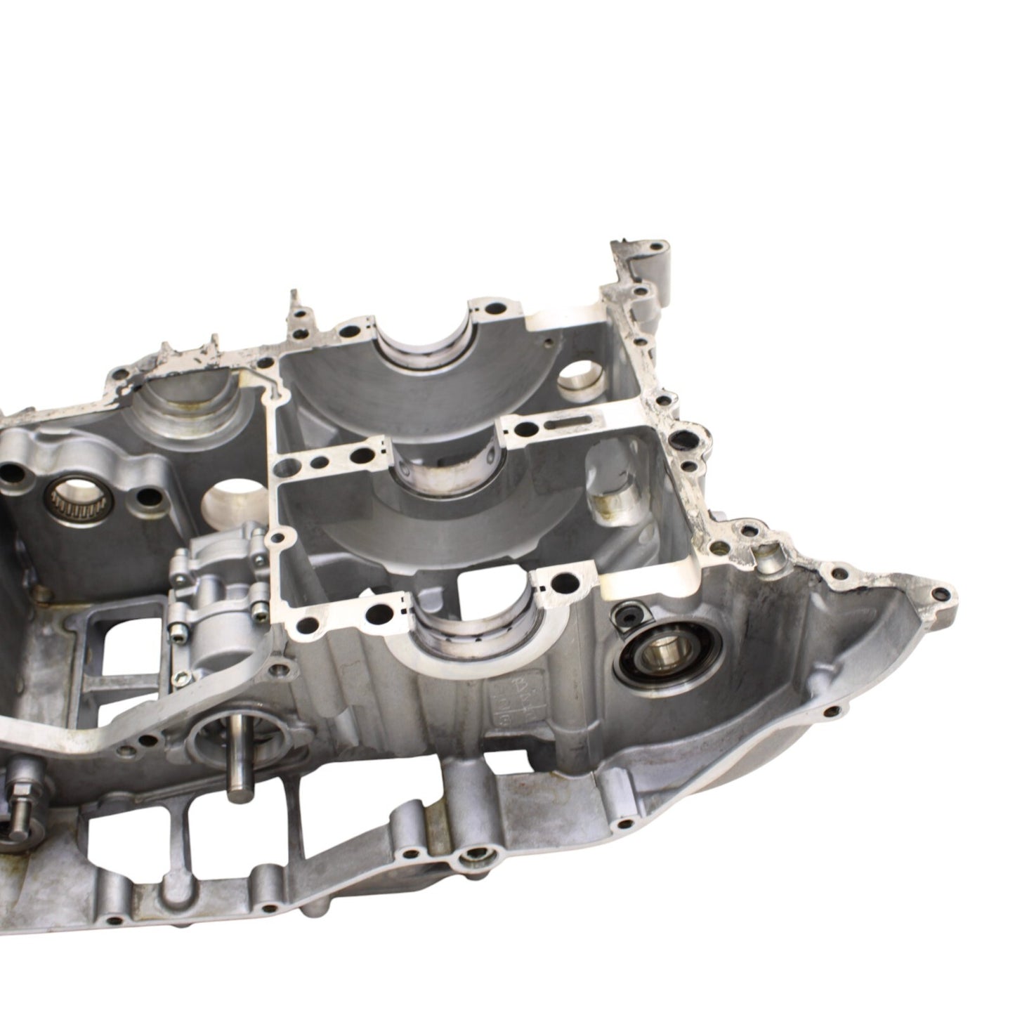 2010 - 2014 APRILIA RSV4 CRANKCASE SET ENGINE MOTOR CRANK CASES BLOCK SILVER