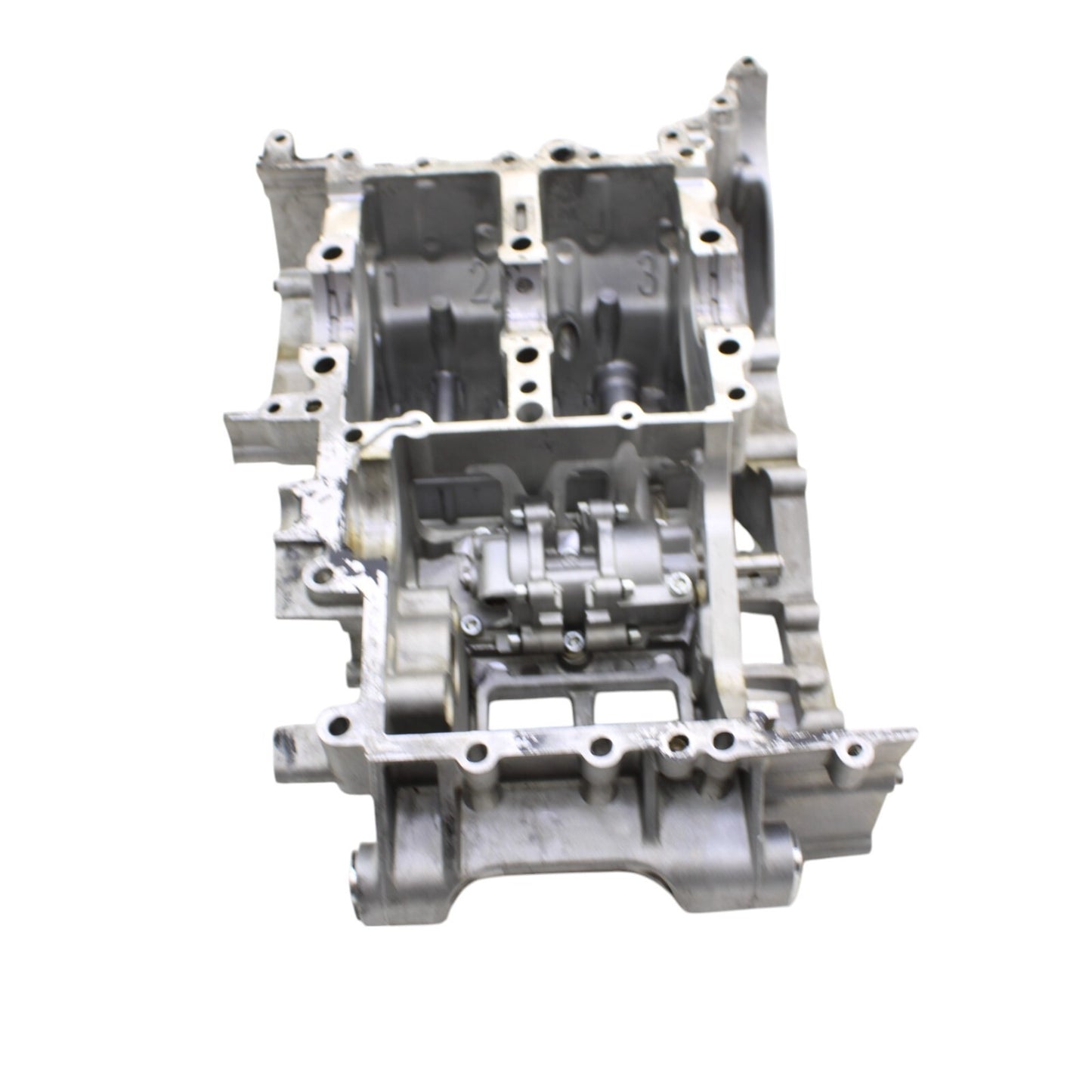 2010 - 2014 APRILIA RSV4 CRANKCASE SET ENGINE MOTOR CRANK CASES BLOCK SILVER