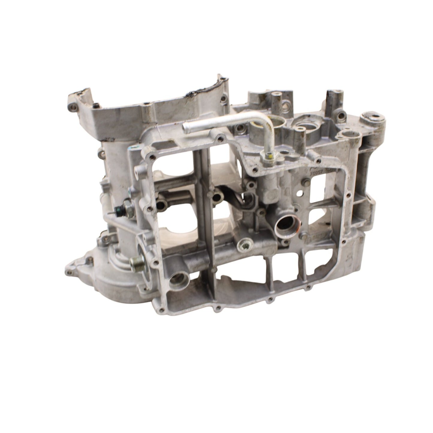 2010 - 2014 APRILIA RSV4 CRANKCASE SET ENGINE MOTOR CRANK CASES BLOCK SILVER