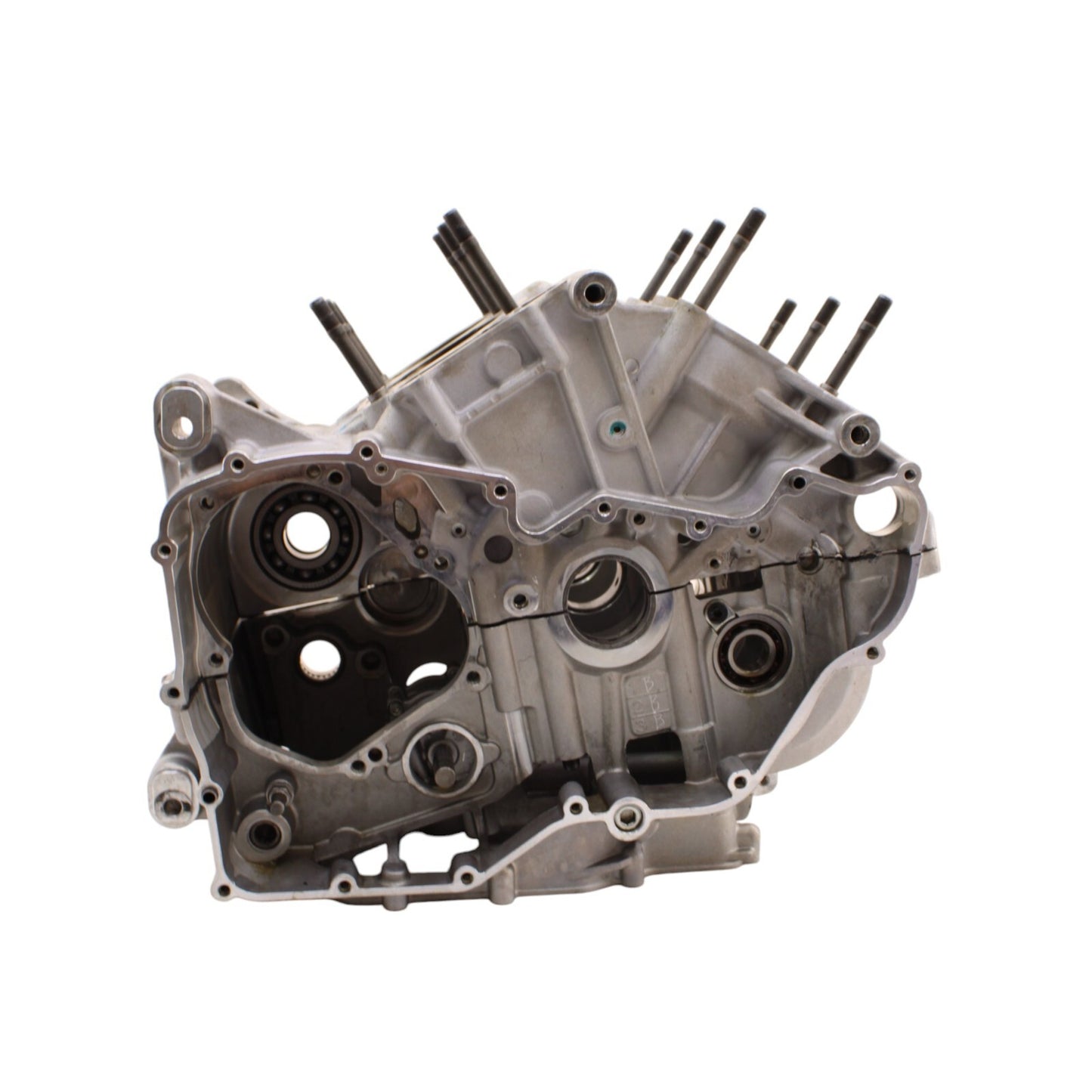 2010 - 2014 APRILIA RSV4 CRANKCASE SET ENGINE MOTOR CRANK CASES BLOCK SILVER