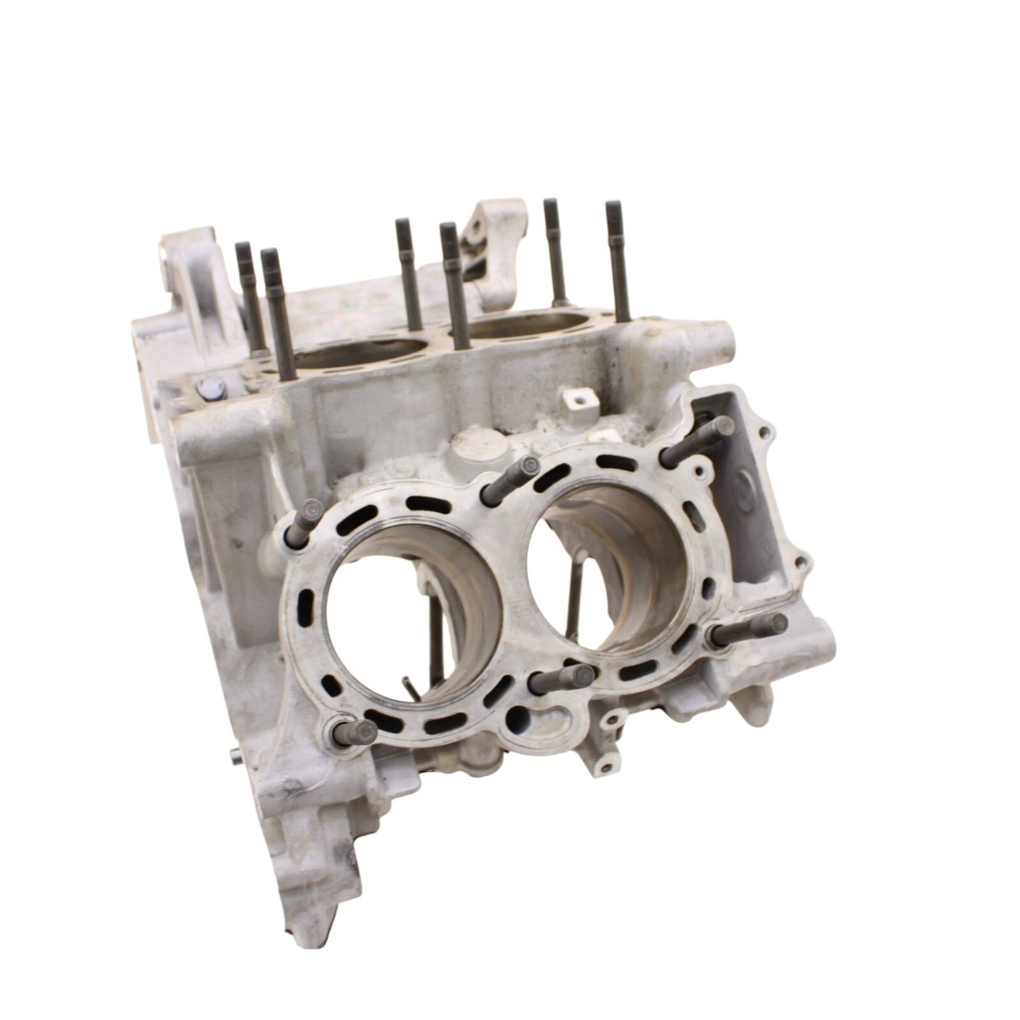 2010 - 2014 APRILIA RSV4 CRANKCASE SET ENGINE MOTOR CRANK CASES BLOCK SILVER