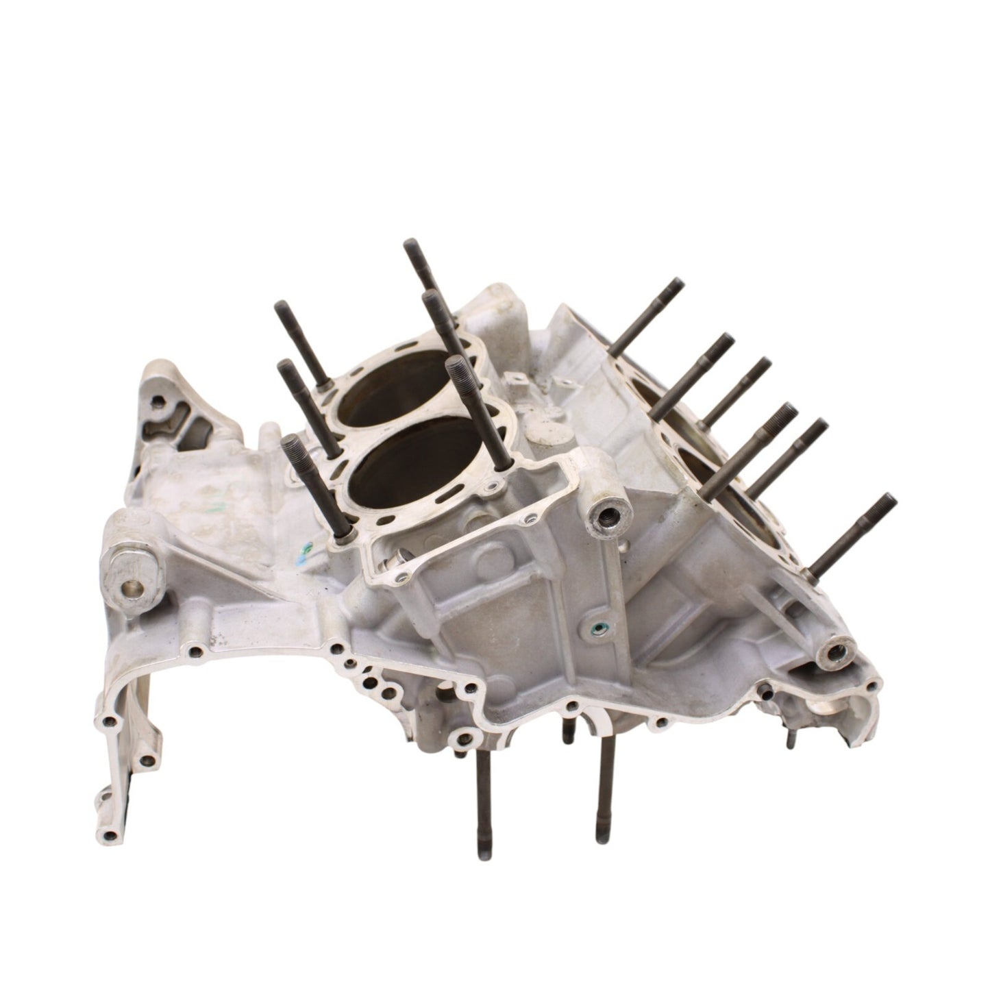 2010 - 2014 APRILIA RSV4 CRANKCASE SET ENGINE MOTOR CRANK CASES BLOCK SILVER