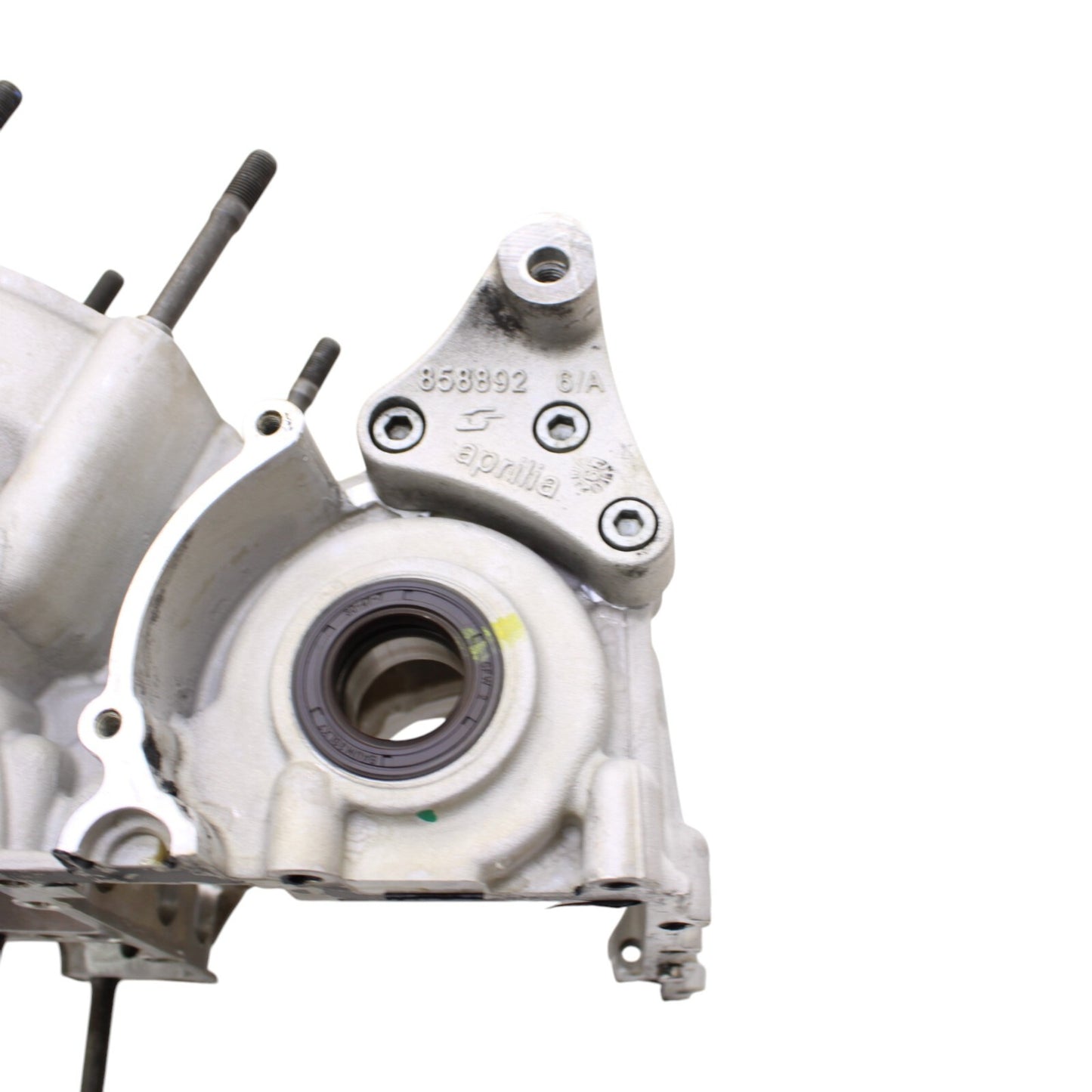 2010 - 2014 APRILIA RSV4 CRANKCASE SET ENGINE MOTOR CRANK CASES BLOCK SILVER