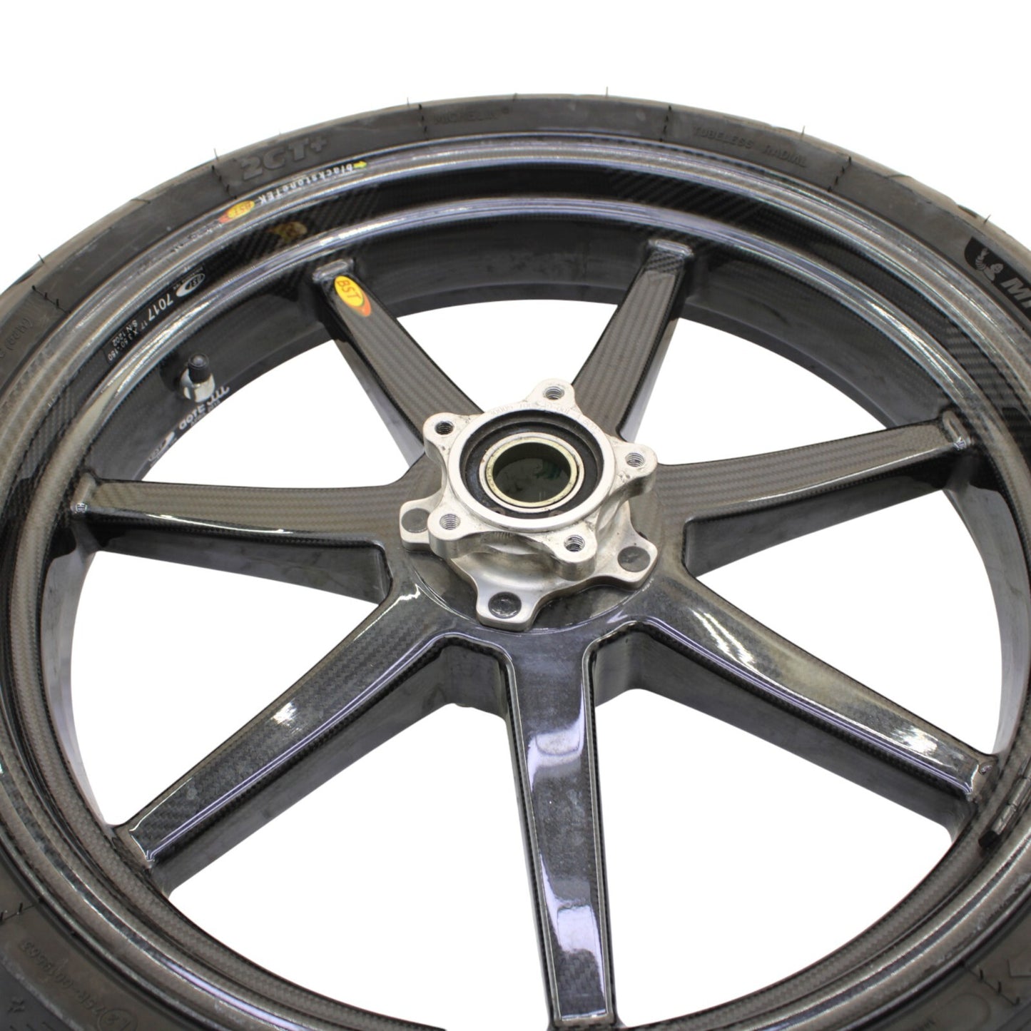 2017 - 2019 KTM SUPER DUKE R WHEEL SET BST CARBON FIBER RIM MICHLIN TIRES