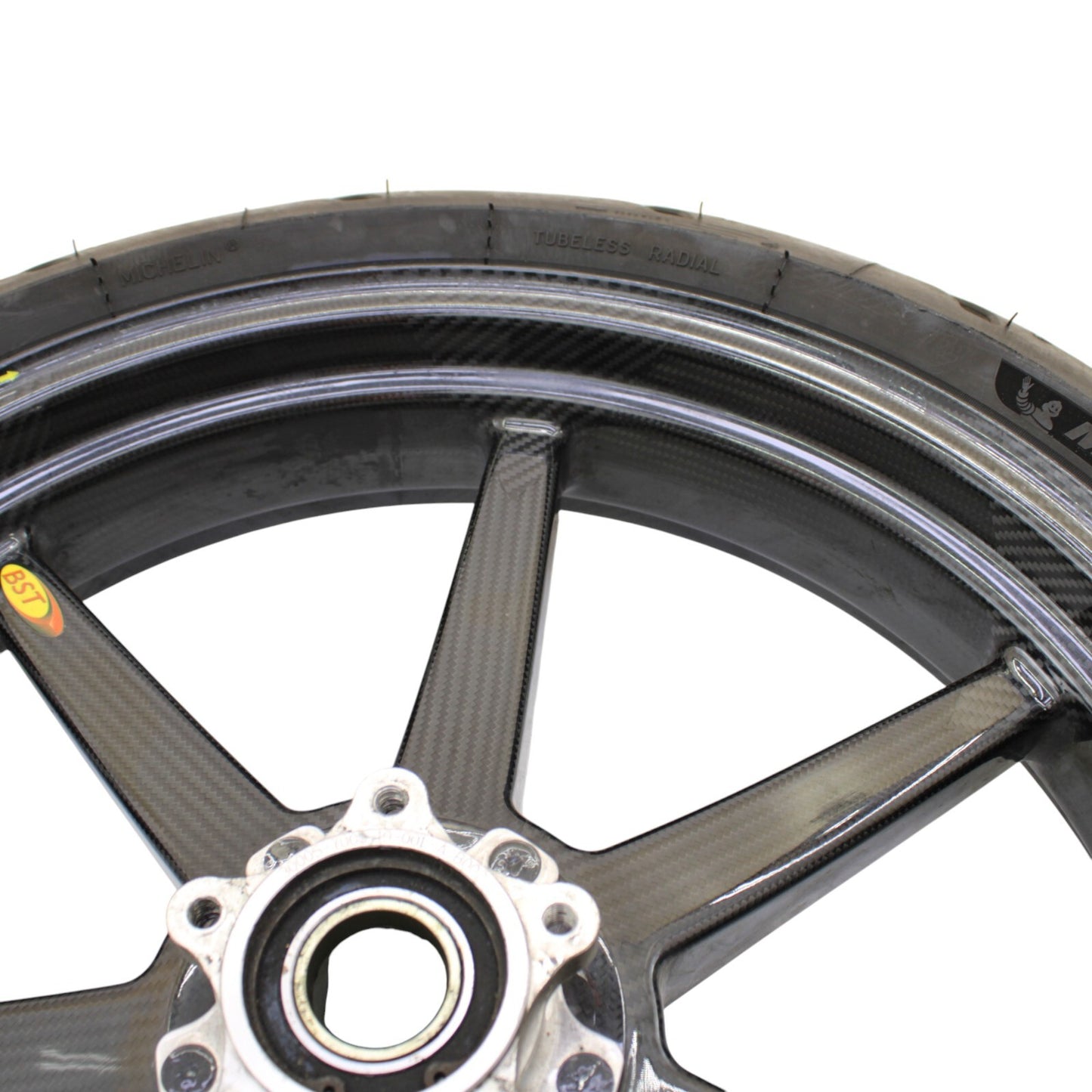 2017 - 2019 KTM SUPER DUKE R WHEEL SET BST CARBON FIBER RIM MICHLIN TIRES