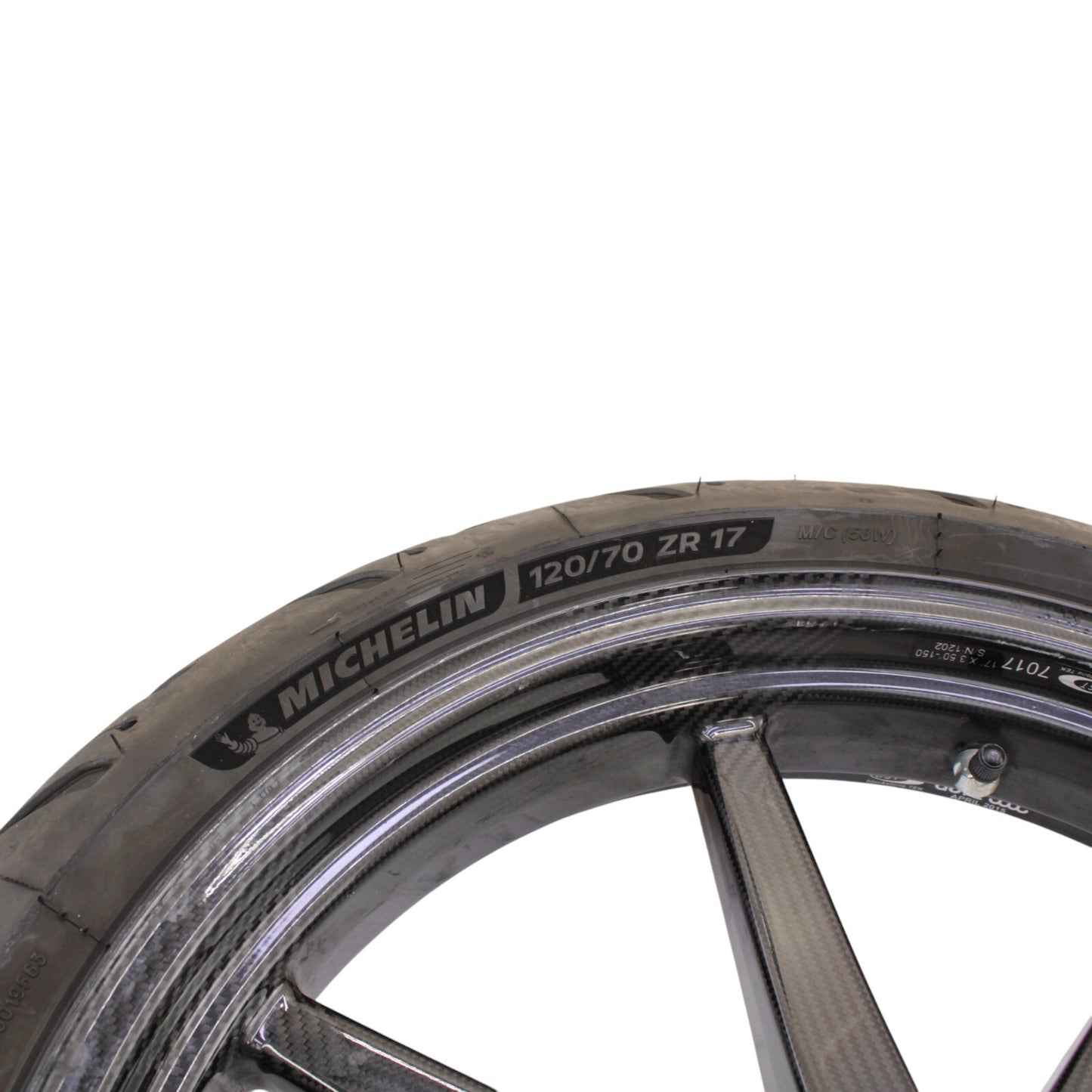 2017 - 2019 KTM SUPER DUKE R WHEEL SET BST CARBON FIBER RIM MICHLIN TIRES