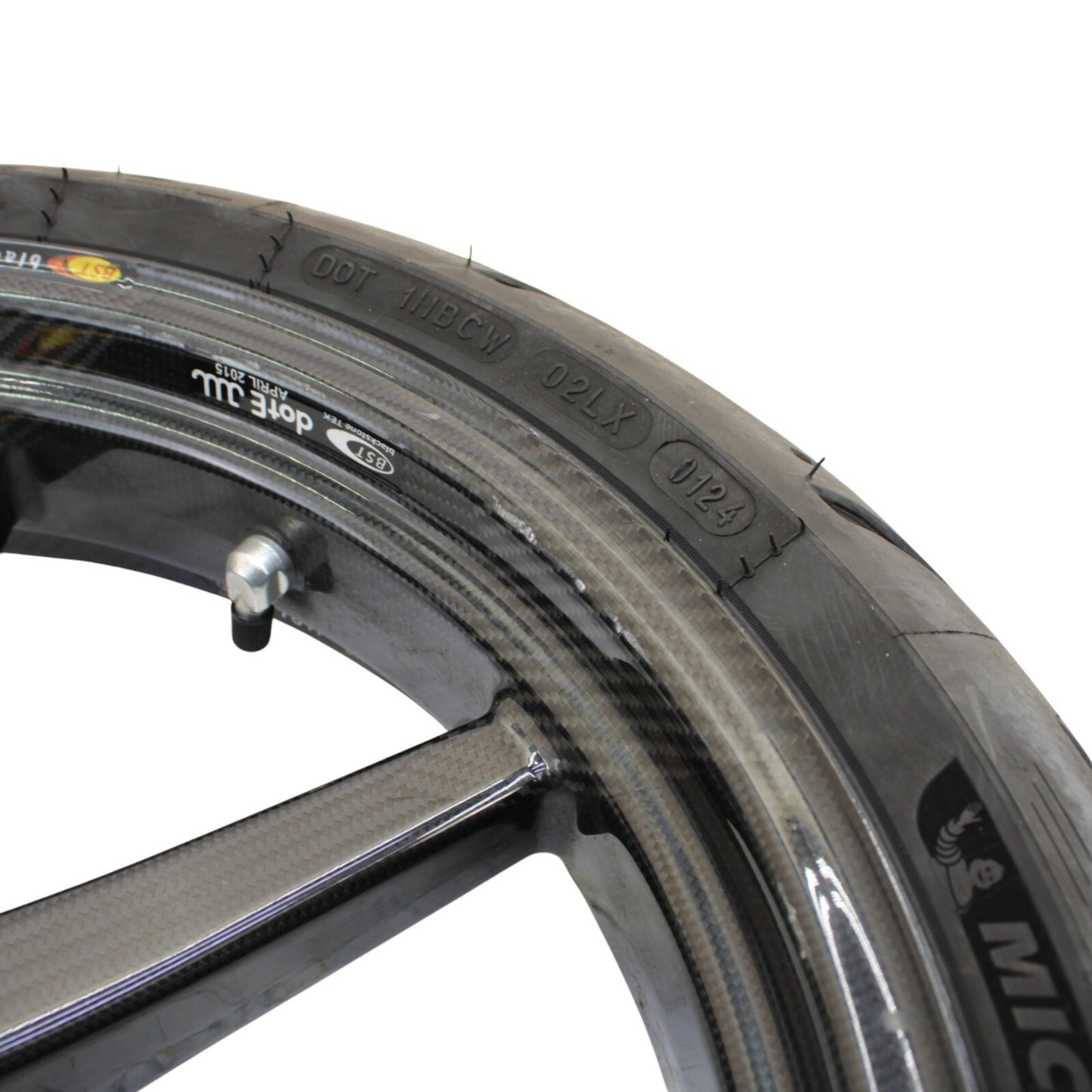 2017 - 2019 KTM SUPER DUKE R WHEEL SET BST CARBON FIBER RIM MICHLIN TIRES