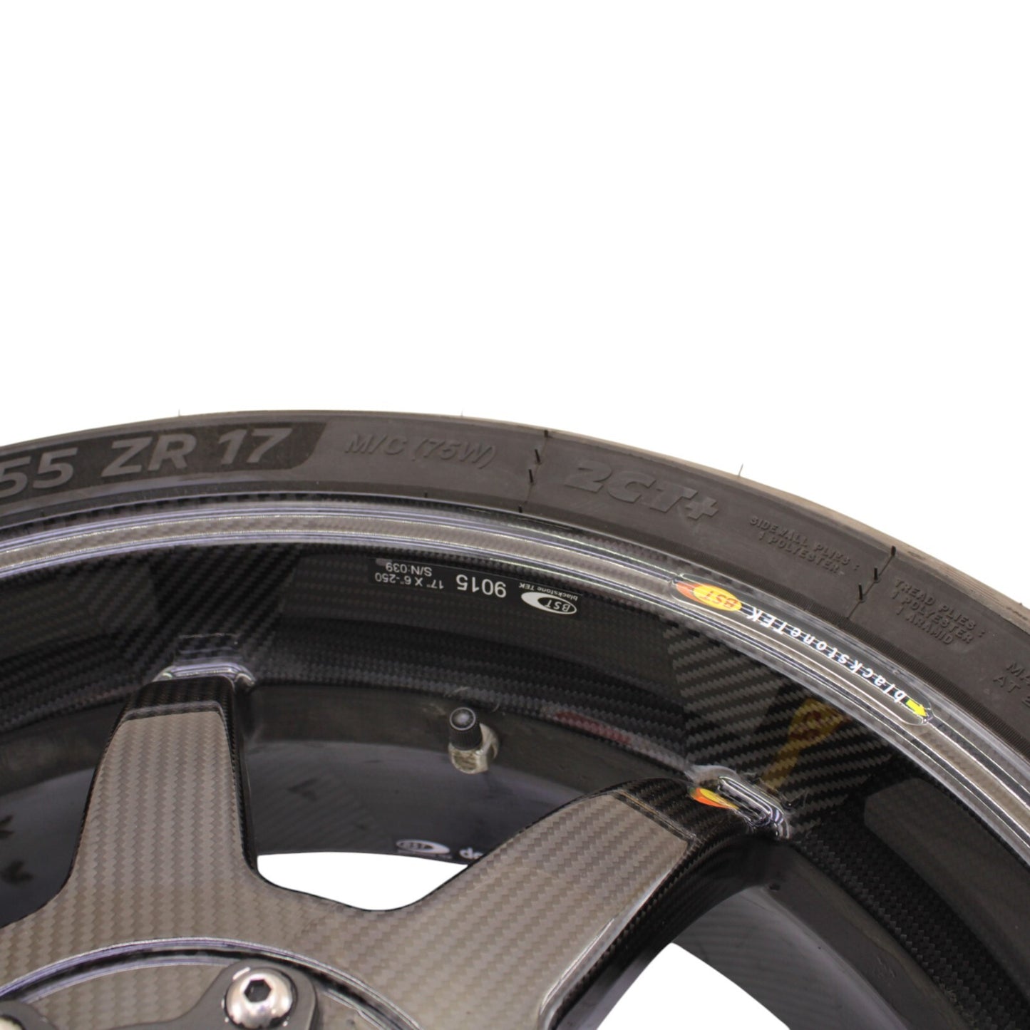 2017 - 2019 KTM SUPER DUKE R WHEEL SET BST CARBON FIBER RIM MICHLIN TIRES