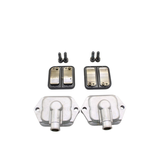 2021 - 2024 KAWASAKI NINJA ZX10R Cylinder Head Reed Valves Cover Caps SILVER