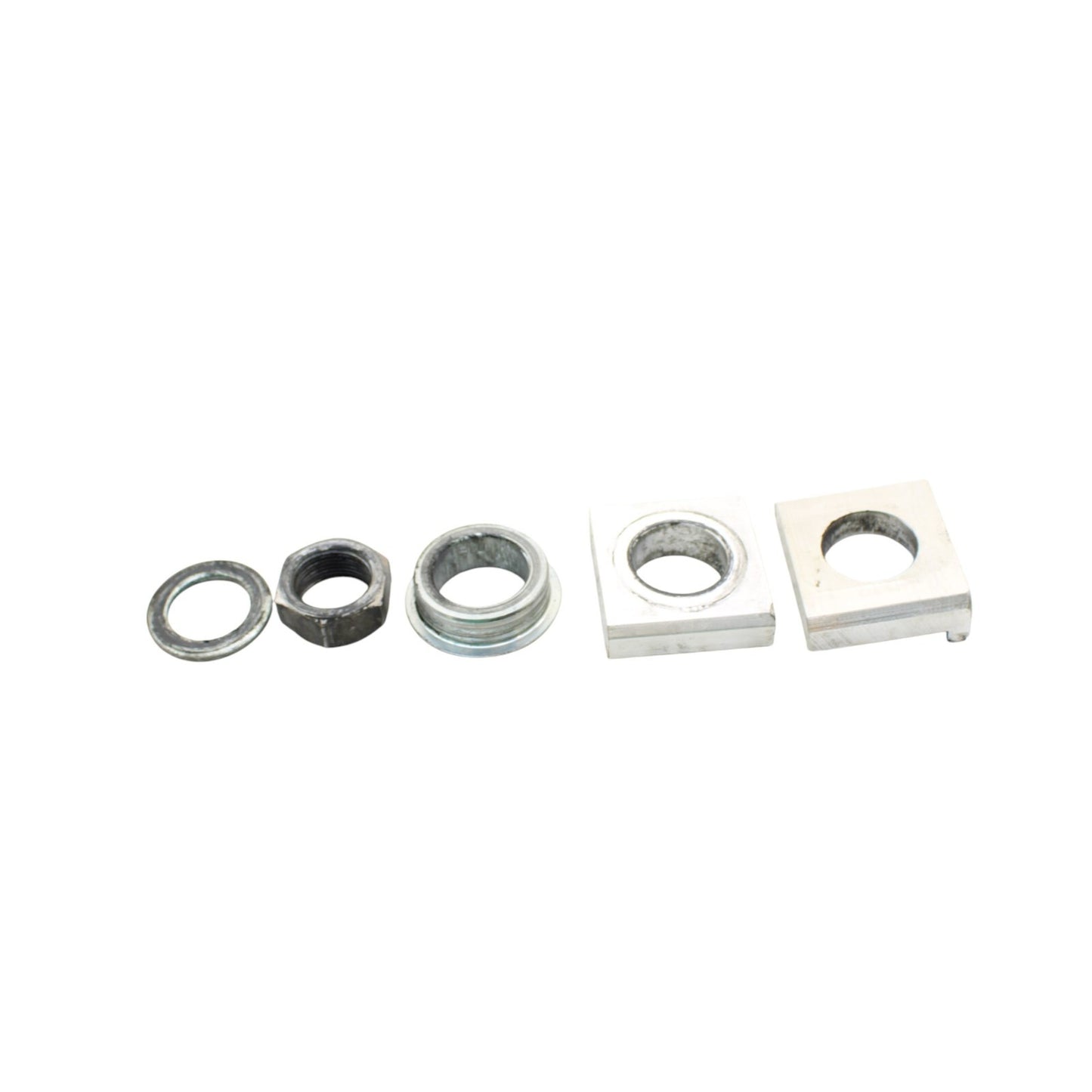 2015 - 2024 YAMAHA YZF R1 R1S REAR AXLE WHEEL SPACERS RIM PIVOT BOLT SILVER OEM