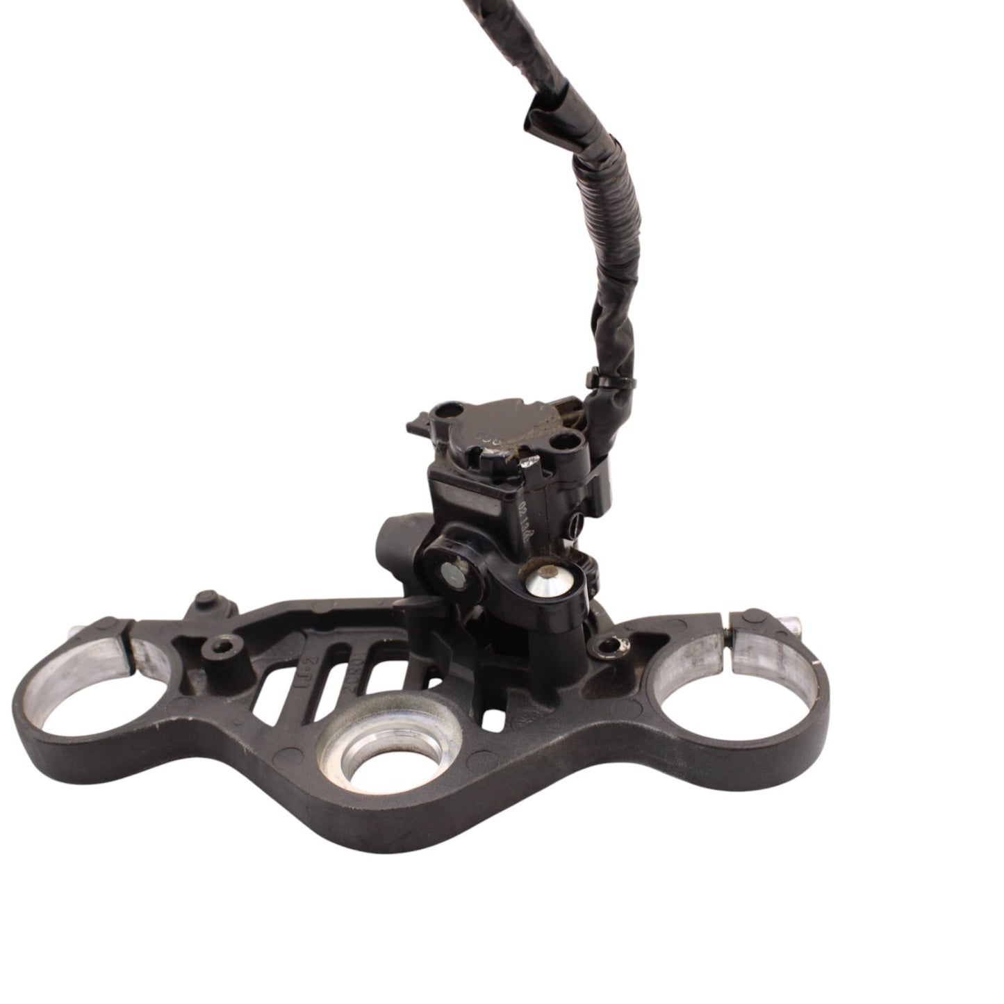 2020 - 2024 YAMAHA YZF R1 R1M FORKS UPPER TRIPLE TREE CLAMP BLACK STRAIGHT