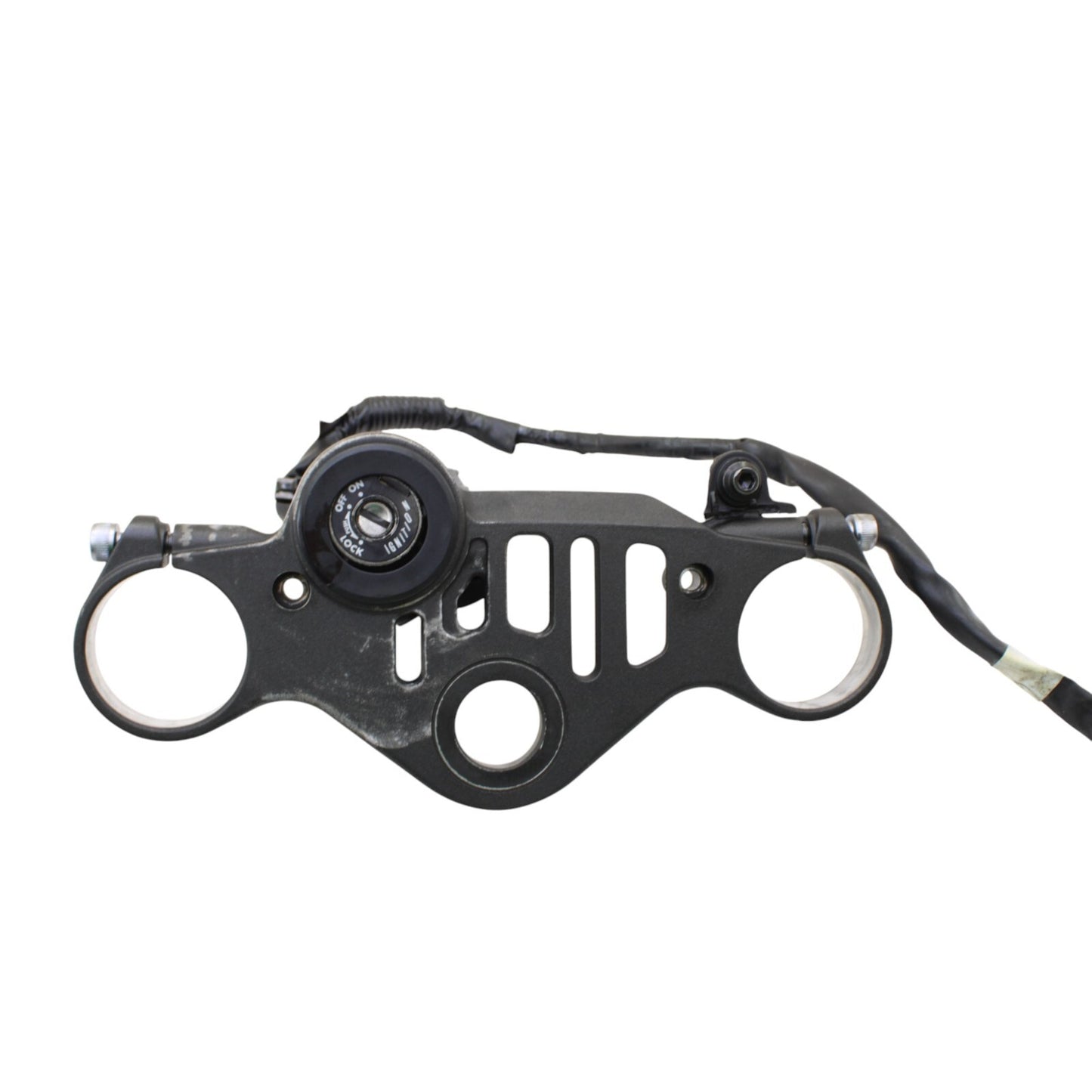 2020 - 2024 YAMAHA YZF R1 R1M FORKS UPPER TRIPLE TREE CLAMP BLACK STRAIGHT