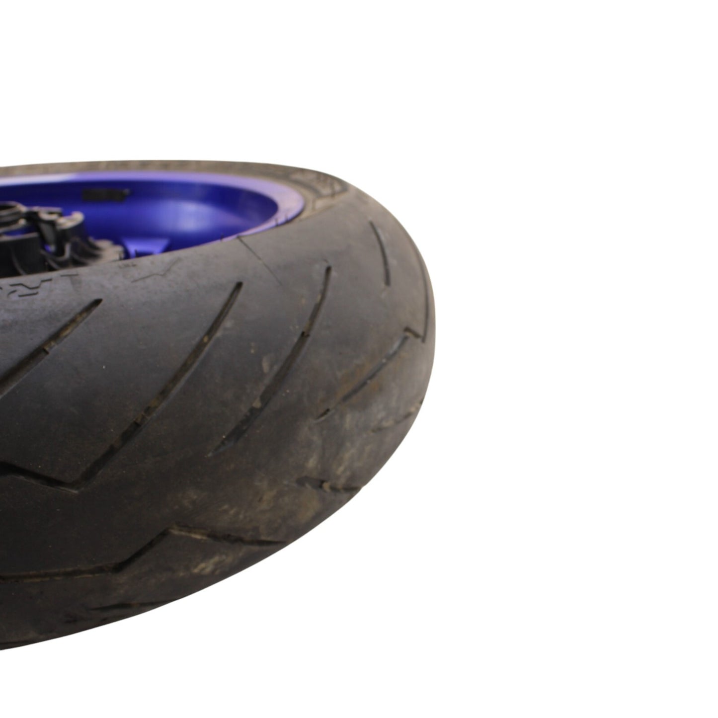 2020 - 2024 YAMAHA YZF R1 R1M REAR WHEEL RIM TIRE ROTOR SPROCKET ASSEMBLY BLUE