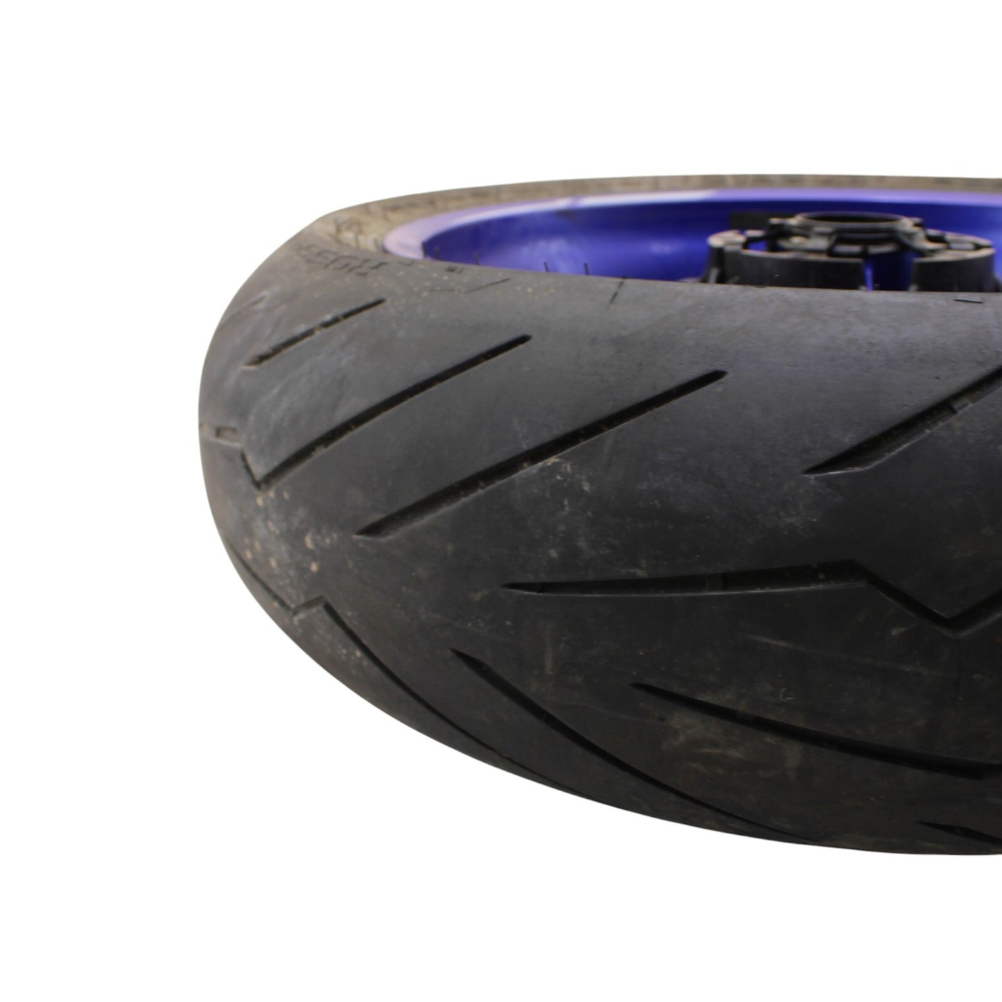 2020 - 2024 YAMAHA YZF R1 R1M REAR WHEEL RIM TIRE ROTOR SPROCKET ASSEMBLY BLUE