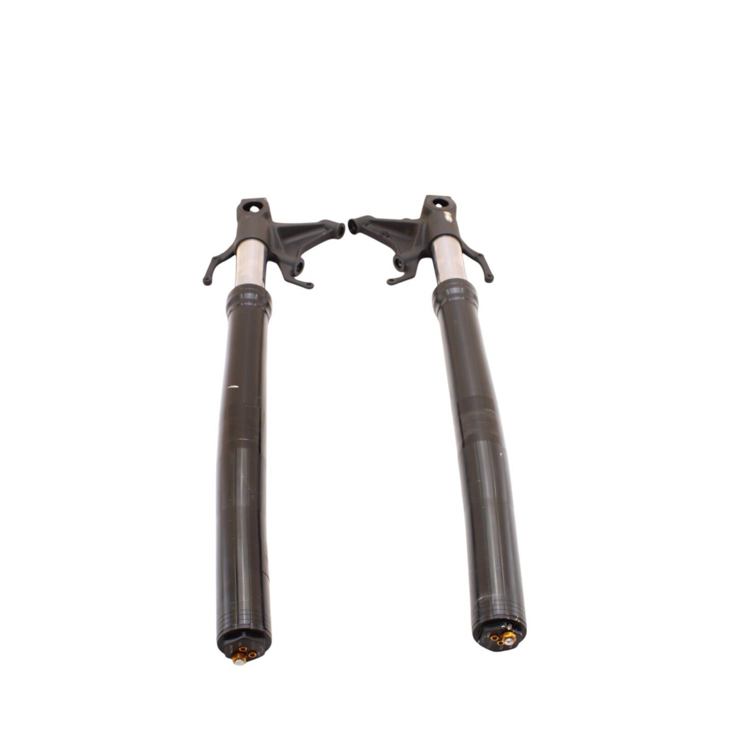 2020 - 2024 YAMAHA YZF R1 FORKS FRONT SUSPENSION SET PAIR BLACK *!! BENT !!*