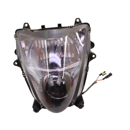 2008 - 2018 SUZUKI HAYABUSA HEADLIGHT HEAD LAMP LIGHT BLACK *GOOD TABS*