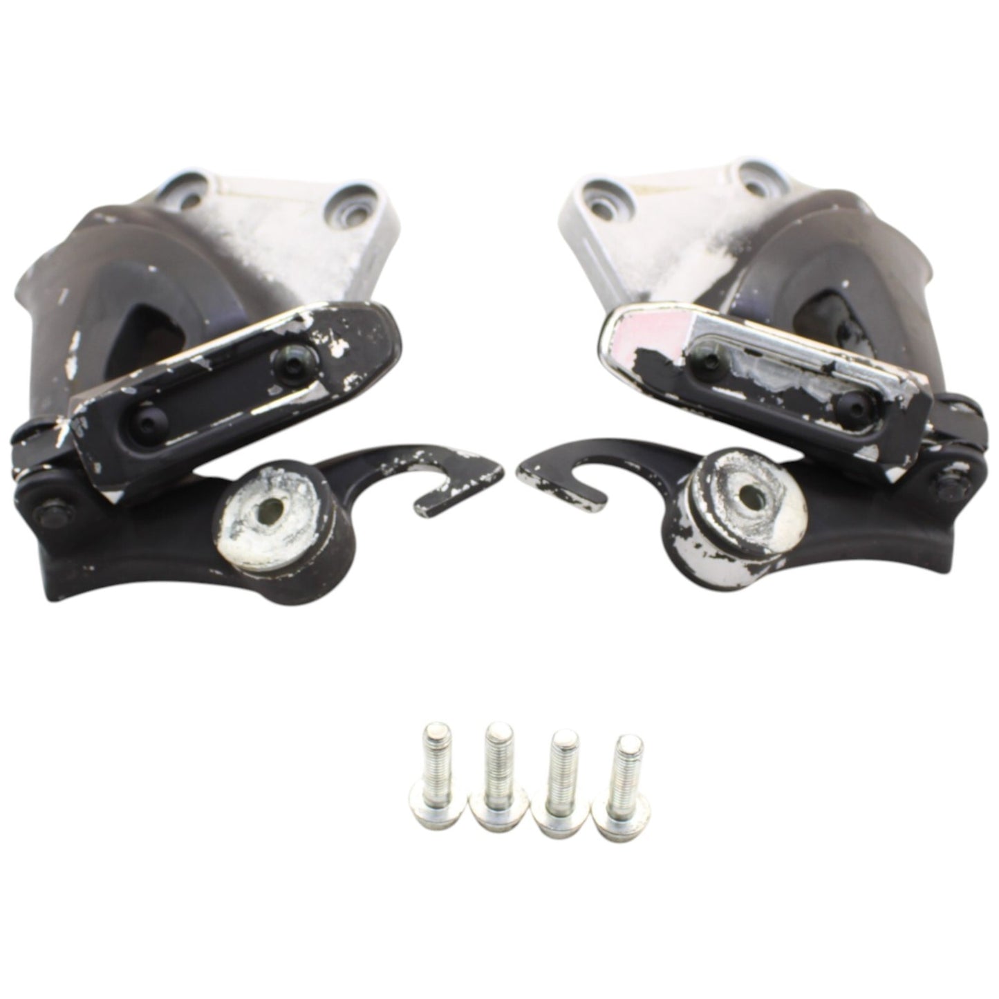 2008 - 2020 SUZUKI HAYABUSA PASSENGER PEGS REAR BACK BRACKET BLACK BOLTS