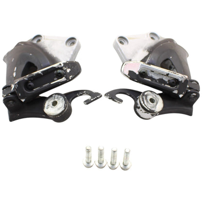 2008 - 2020 SUZUKI HAYABUSA PASSENGER PEGS REAR BACK BRACKET BLACK BOLTS