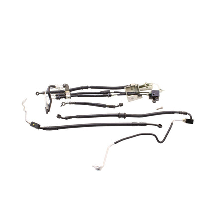 2018-2023 Yamaha R3 YZFR3 ABS FRONT BRAKE LINE HOSES WITH BRACKET