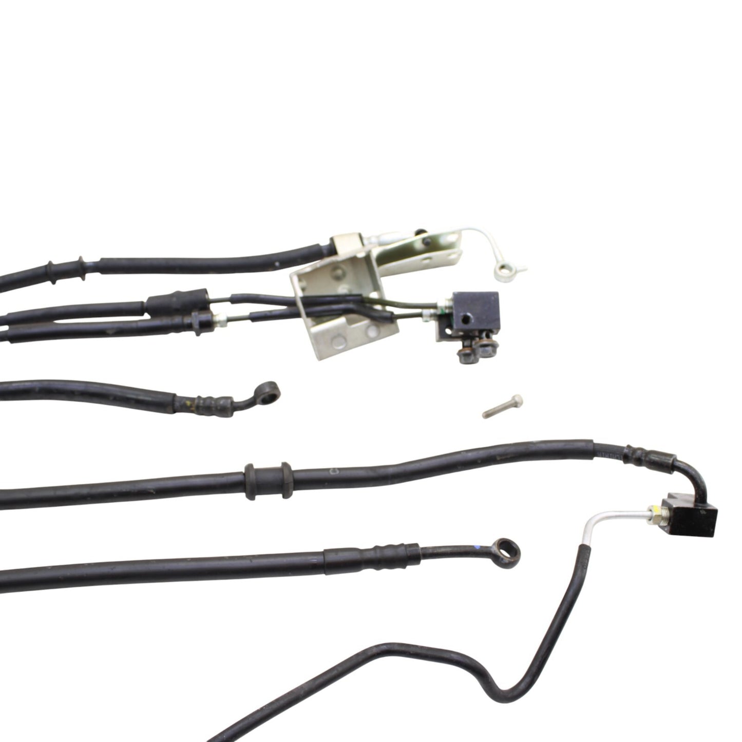 2018-2023 Yamaha R3 YZFR3 ABS FRONT BRAKE LINE HOSES WITH BRACKET