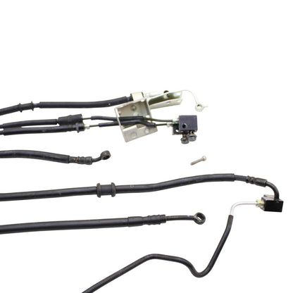 2018-2023 Yamaha R3 YZFR3 ABS FRONT BRAKE LINE HOSES WITH BRACKET