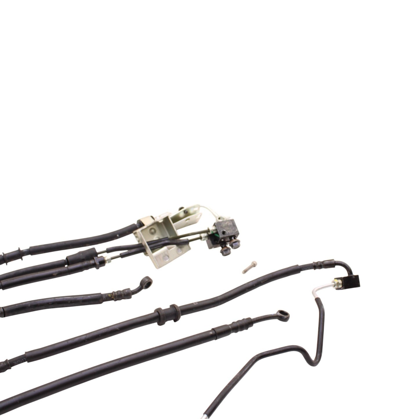 2018-2023 Yamaha R3 YZFR3 ABS FRONT BRAKE LINE HOSES WITH BRACKET