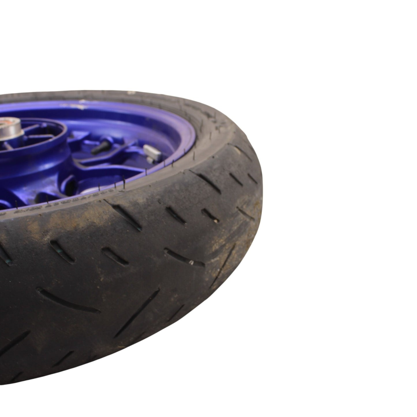 2019 - 2024 YAMAHA YZF R3 REAR WHEEL BACK BLUE RIM DUNLOP TIRE STOCK