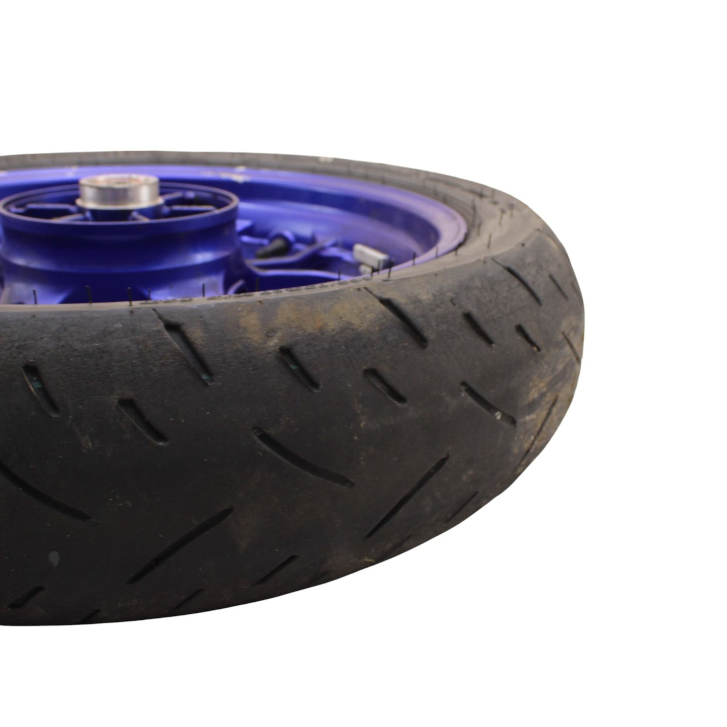 2019 - 2024 YAMAHA YZF R3 REAR WHEEL BACK BLUE RIM DUNLOP TIRE STOCK