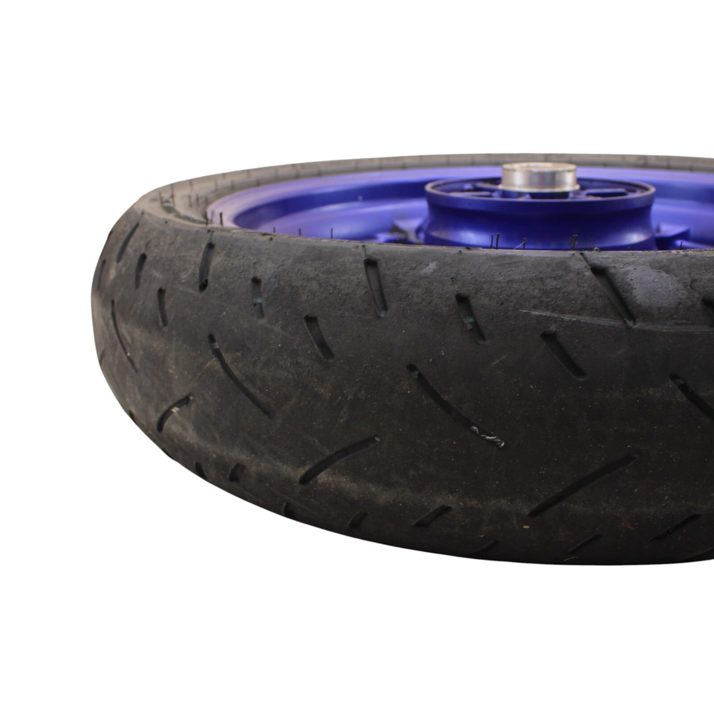 2019 - 2024 YAMAHA YZF R3 REAR WHEEL BACK BLUE RIM DUNLOP TIRE STOCK